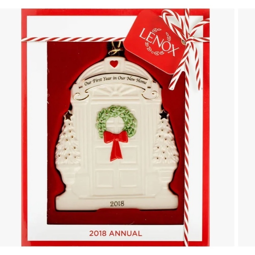 Lenox Dated 2018 Our 1st Year In Our New Home Ornament NIB